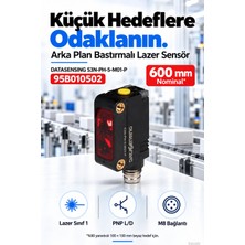 Datalogic Datasensing S3N-PH-5-M01-P 600 mm Lazer Arka Plan Bastırmalı Fotosel 95B010502