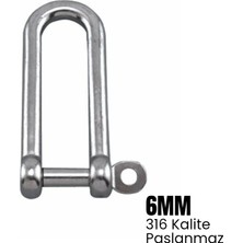Shuivan Shuıvan Zincir Kilidi 6mm Uzun Tip - 316 Paslanmaz