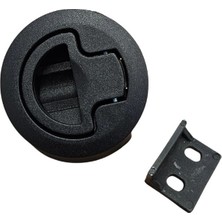 Shuivan Shuıvan Çekmece Dolap Kapak Kilidi 6cm Çek Bırak - Siyah