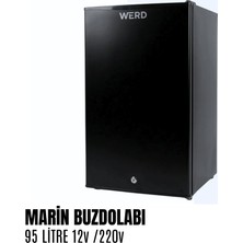 Werd Karavan & Tekne Buzdolabı 95 Litre 12V/220V - Siyah