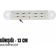 Shuivan Shuıvan Merdiven Lambası 13CM LED Aydınlatma 12 LED 12V - Günışığı