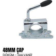 Shuivan Shuıvan Destek Tekeri Bağlama Kelepçesi 48MM Döküm - Galvaniz