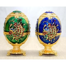 Hediye Fikri Swaroski Tavuskuşu Kürdanlık - 18X6CM
