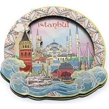 Hediye Fikri Istanbul Temalı Magnet - 8X8CM