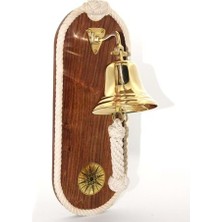 Hediye Fikri Duvara Asmalı Pirinç Çan - 40X15CM