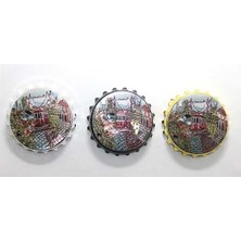 Hediye Fikri Istanbul Temalı Magnet - 7X7CM