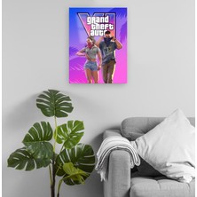 Pixxa Gta 6 - Grand Theft Auto 6 - Gta Vı Metal Tablo Model 1