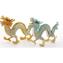 Hediye Fikri Swaroski Taşlı Dragon - 13X7CM