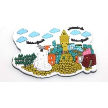 Hediye Fikri Istanbul Temalı Magnet - 7X10CM