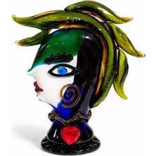 Hediye Fikri El Yapımı Murano Cam Sanat Objesi - 24X12X24CM
