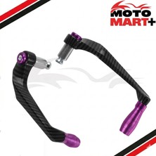 Motomart+ Benelli TNT250  Karbon Desenli Manet Koruma Mor MKT1026