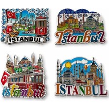 Hediye Fikri Istanbul Temalı Silikon Magnet - 10X6,5CM
