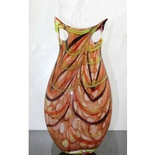 Hediye Fikri Murano Cam Tasarım Vazo - 42X21CM