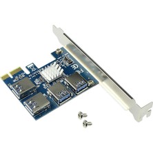 Anunnaki PCI Express Çoklayıcı 1x4 16X Yuva PCI-E Genişletici Yükseltici Kart Çoğaltıcı