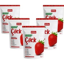 Kuga Freeze Dried Fruits-Dondurularak Kurutulmuş Meyveler-(Beş Adet Çilek)