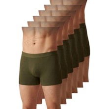 Yıldız Çamaşır 36 Erkek Modal Likralı Haki Boxer 6 Adet