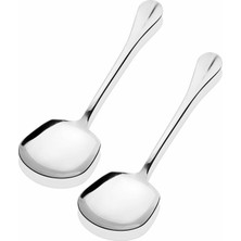 Esranın Dünyası Aybaba Store 2 Adet Çelik Sofra Servis Kaşığı 21 cm 86951236541258AYBABA