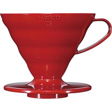 Esranın Dünyası Hario Kahve Filtresi, Plastik Size 02 Kırmızı VD-02R