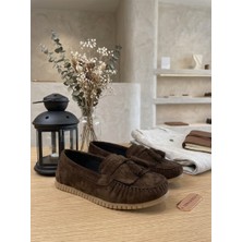 Mally Store Kadın Süet Loafer