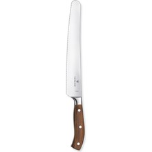 Esranın Dünyası Victorinox Grand Maitre 10,25 Inç Ekmek ve Pasta Bıçağı - Dövme Tırtıklı Bıçak, Ahşap Saplı