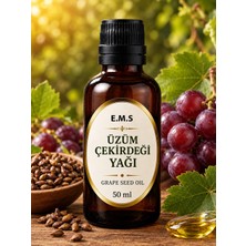 Ems E.M.S 50 ML ÜZÜM ÇEKİRDEĞİ YAĞI (GRAPE SEED OİL) % 100 SAF SOĞUK PRES.