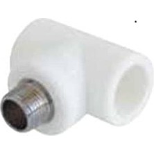 Esranın Dünyası Kalde Pp Erkek Te Dişli 25X3/4X25 Beyaz