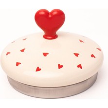 Esranın Dünyası Cupid Çaydanlık Kapağı(Yedek Kapak) Cupid Emaye Çaydanlık