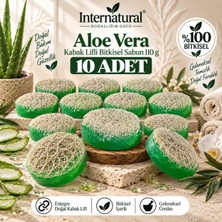 Dermolive Internatural Aloe Vera Kabak Lifli Bitkisel Sabun 10'lu Paket (10 x 110 G)