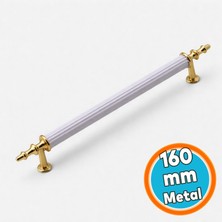 Nzb Metal Mobilya Kulpu Mutfak Çekmece Dolap Dolabı Kapak Kulpları Kulbu Gold Altın 160 mm 16 cm
