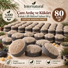 Dermolive Internatural Ardıç Katranı Kabak Lifli Bitkisel Sabun 80'li Paket (80 x 110 G)