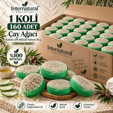 Dermolive Internatural Çay Ağacı Kabak Lifli Bitkisel Sabun 160'LI Paket (160 x 110 G)