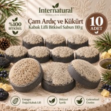 Dermolive Internatural Ardıç Katranı Kabak Lifli Bitkisel Sabun 10'lu Paket (10 x 110 G)