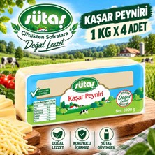 Sütaş Kaşar Peyniri 1kg x 4 Adet