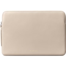 Happy Trend Comfyable Ince Koruyucu Dizüstü Bilgisayar Kılıfı 13-13,3 Inç 13 Inç MacBook Pro ve MacBook Air ile Uyumlu, Pu Deri Çanta Su Geçirmez Kapak Dizüstü Bilgisayar Kılıfı Mac Için, Koyu Bej, Koyu Bej, For