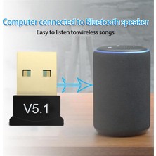 Happy Trend Bluetooth 5.1 Adaptör - Kulaklık, Mouse, Klavye ve Hoparlör Bağlantı Alıcısı ZR114