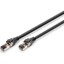 Happy Trend Kablosu Cat 8.1 – 1 M – Awg 24/7 – 40 Gbit/s – RJ45 Ağ Kablosu – S/ftp – Poe++ – Lszh – Cat7, CAT6A, Cat6 ile Uyumlu – Siyah