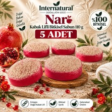 Dermolive Internatural Nar Kabak Lifli Bitkisel Sabun 5'li Paket (5 x 110 G)