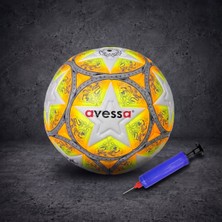 Muon Sports Çocuk ve Gençlere Özel Kaliteli Pompa Hediyeli  4 Astar No:5 Sim Figürlü Futbol Topu
