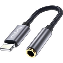 Happy Trend iPhone Lightning To 3.5mm Örgülü Kulaklık Dönüştürücü Adaptör