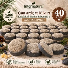 Dermolive Internatural Ardıç Katranı Kabak Lifli Bitkisel Sabun 40'lı Paket (40 x 110 G)