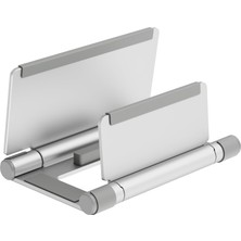 Happy Trend Voltix Laptop/tablet/telefon Standı Yüksekliği Ayarlanabilir Katlanabilir Minimal Taşınabilir Işlevsel Macbook Dikey Stand