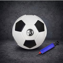 Muon Sports Çocuk ve Gençlere Özel Kaliteli Pompa Hediyeli  4 Astar Makine Dikişli Klasik No:5 Futbol Topu
