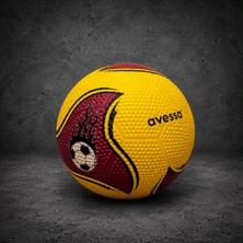 Muon Sports Çocuklar Için Evde ve Bahçede Oynamalık No:5 Kauçuk Nostaljik Futbol Oyun Topu