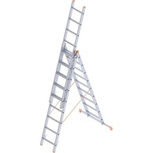 Mey İthalat Mey Ithalat® Saraylı 3x9 A Tipi Sürgülü Merdiven 7,41 Metre