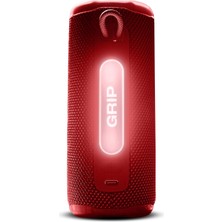 Happy Trend Bluetooth Hoparlör, Kırmızı, Jbl Pro Ses, Aı Sound Boost, IP68 Su Geçirmez ve Toz Geçirmez, Ambiyans Aydınlatması, 14 Saate Kadar Çalma Süresi, Auracast Çoklu Hoparlör Bağlantısı, Jbl