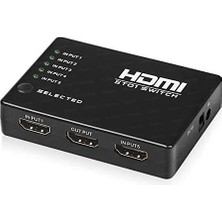 Happy Trend Dark Dk Hd SW4X1 Full Hd 4 Giriş 1 Çıkışlı Uzaktan Kumandalı HDMI Switch (Seçici)