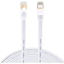 Happy Trend Cat7 Ethernet RJ45 Modem Internet Adsl Kablosu 20M 10GBPS Flat Kablo 4453