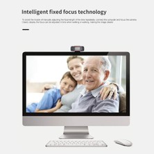 Happy Trend Webcam 1080P Konferans Kamera Dahili Mikrofon Chat Görüntülü Sohbet Yayın Kamerası Hd Video Web Kamerası ZR620