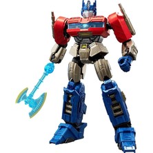 PopŞeker Blokees Transformers One Optimus Prime Işıklı Model Seti - 79 Parça Hareketli Oyuncak Figür