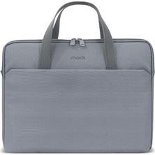 Happy Trend Mack MCE-1512 Nova Eco Çevre Dostu Laptop Çantası, 15.6 Inç Bilgisayar Çantası, Kadın ve Erkek Notebook Çantası, Ykk Fermuarlı Macbook Çantası, Iş ve Evrak Çantası, Gri